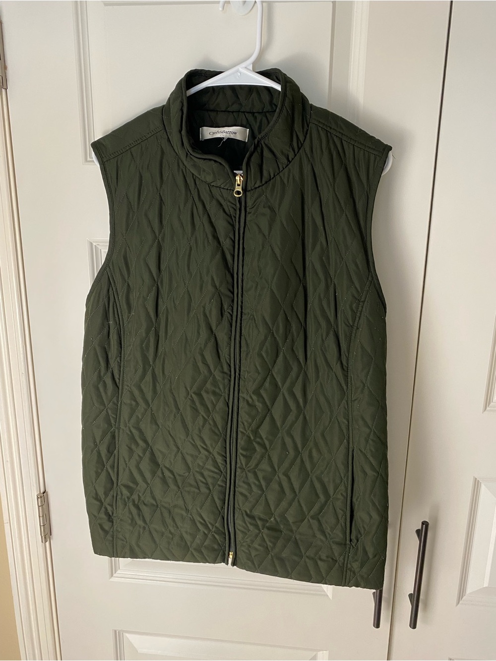croft & barrow Olive Green Quilted Women’s Vest
